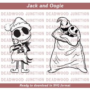 Jack & Ooogie Zwei Variationen - svg Dateien