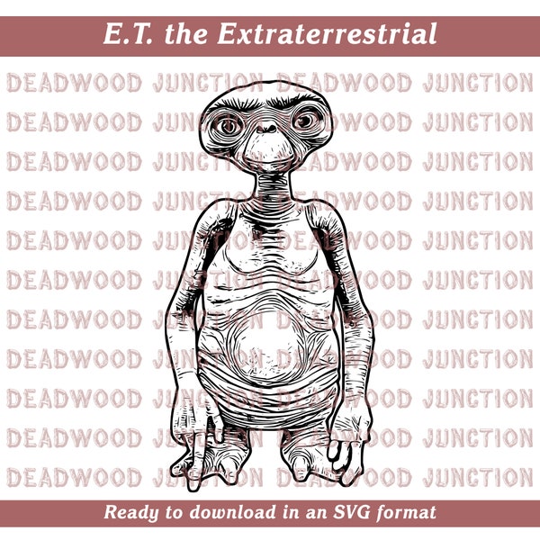 E.T. the Extraterrestrial SVG File
