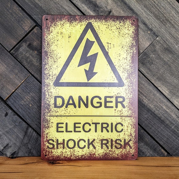 Danger, Electric Shock Risk Sign