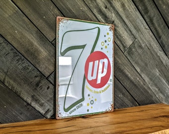 7up Sign - Antique Style 7 Up Sign
