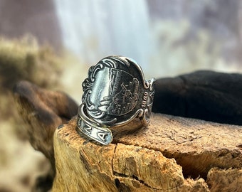 State Spoon Ring | Spoon Jewelry | Silverware Jewelry | Silver Ring | Vintage Ring | Spoon Ring For Men| Spoon Ring For Women |