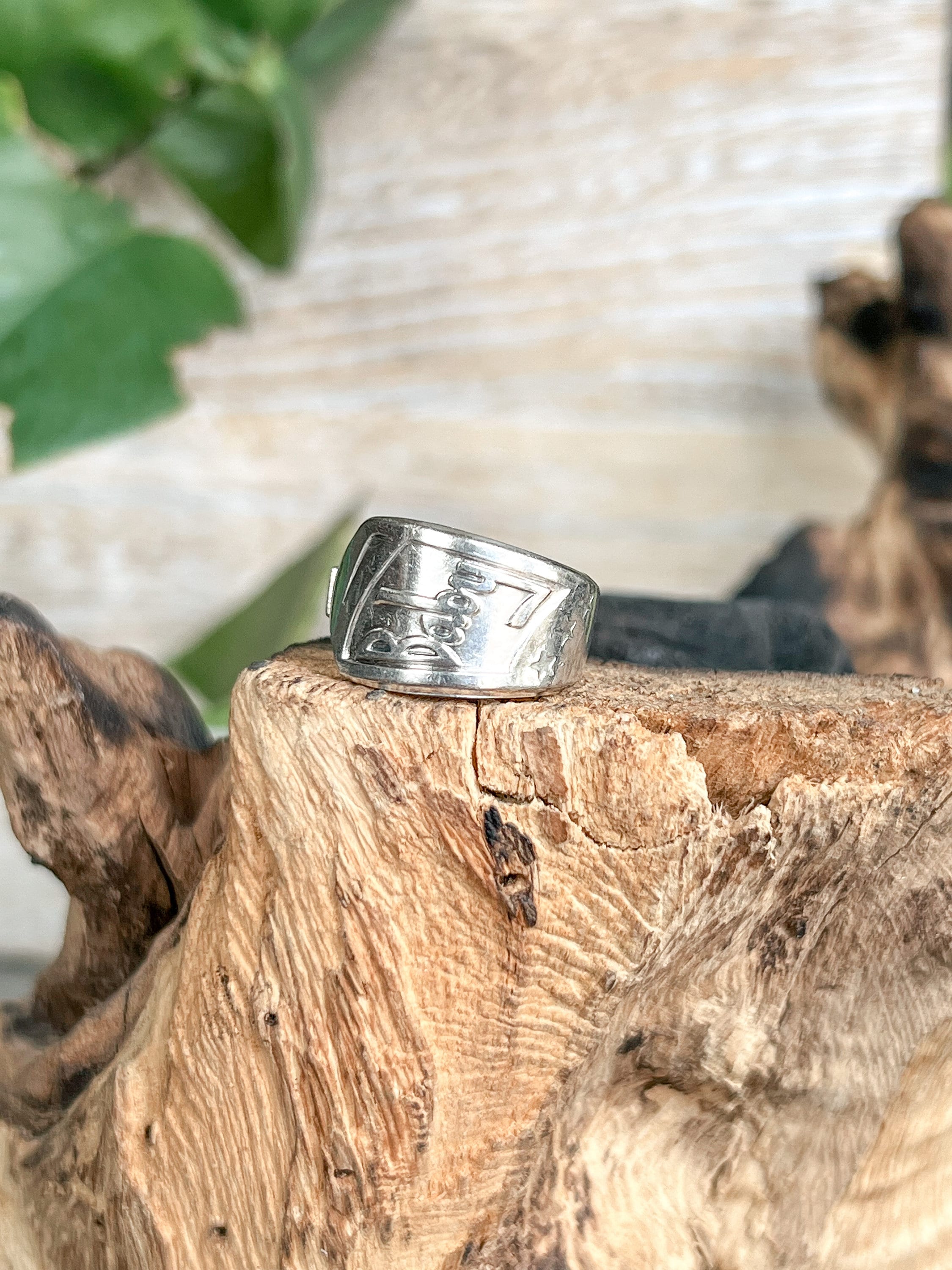Baby spoon hotsell ring