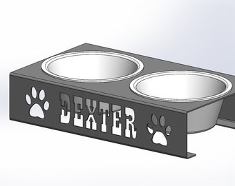 CUSTOM Dog Cat Pet Bowl Personalized Metal Food Water Bowls Dish French Bulldog Gift German Shepherd Pit Bull Dog Lover Owner Gifts Ideas