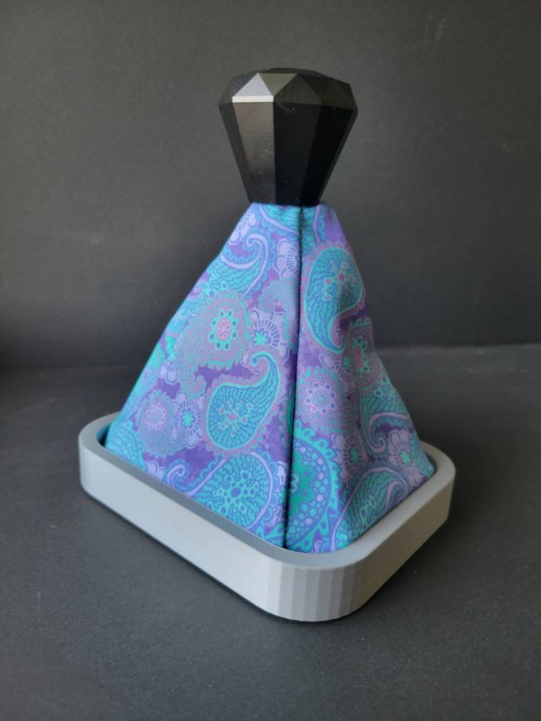PAISLEY DREAMER - Paisley Green & Purple Universal Shift Boot - Handmade Shift Boot Cover ...