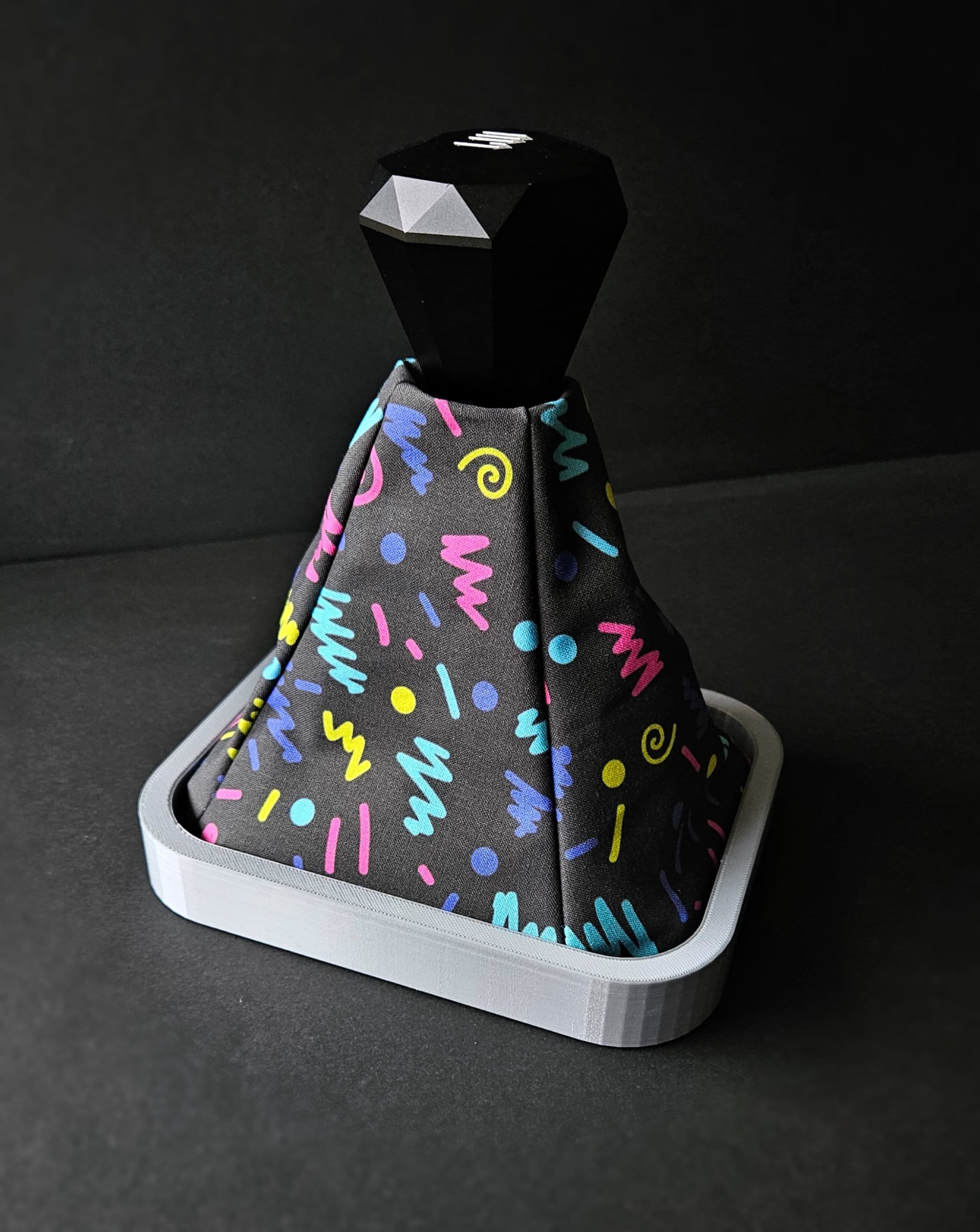 ARCADE - Retro Colorful Squiggle Universal Shift Boot - Handmade