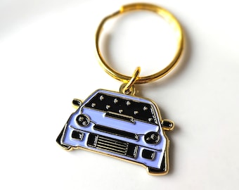 STARRY BUGEYE - Subaru WRX Keychain - Subaru Gift - Subaru Sti Keychain - Gold Enamel Keychain - Subaru Bugeye Wrx Keychain - Car Keychain