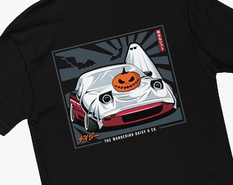 SPOOKY MIATA - T-shirt JDM Halloween Mazda Miata - Miata Ghost