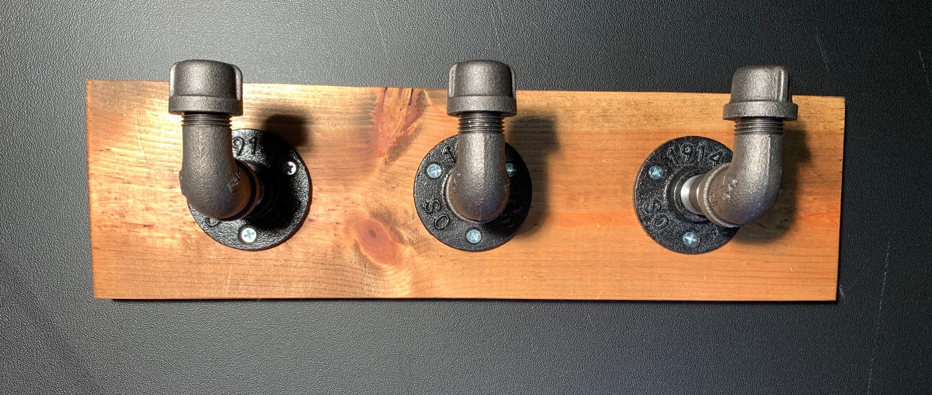 Industrial Coat Rack wall mounted Etsy