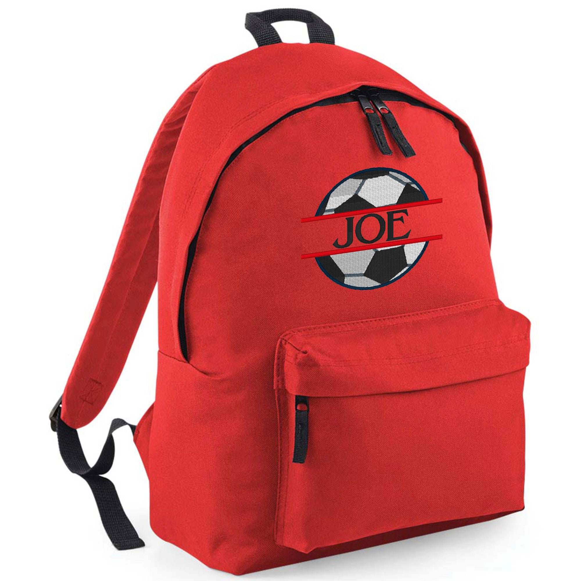 *HOST PICK!* FC Embroidered Full Size Backpack Embroidered Football Kids Personalised Name Backpack & Lunch  main image 2