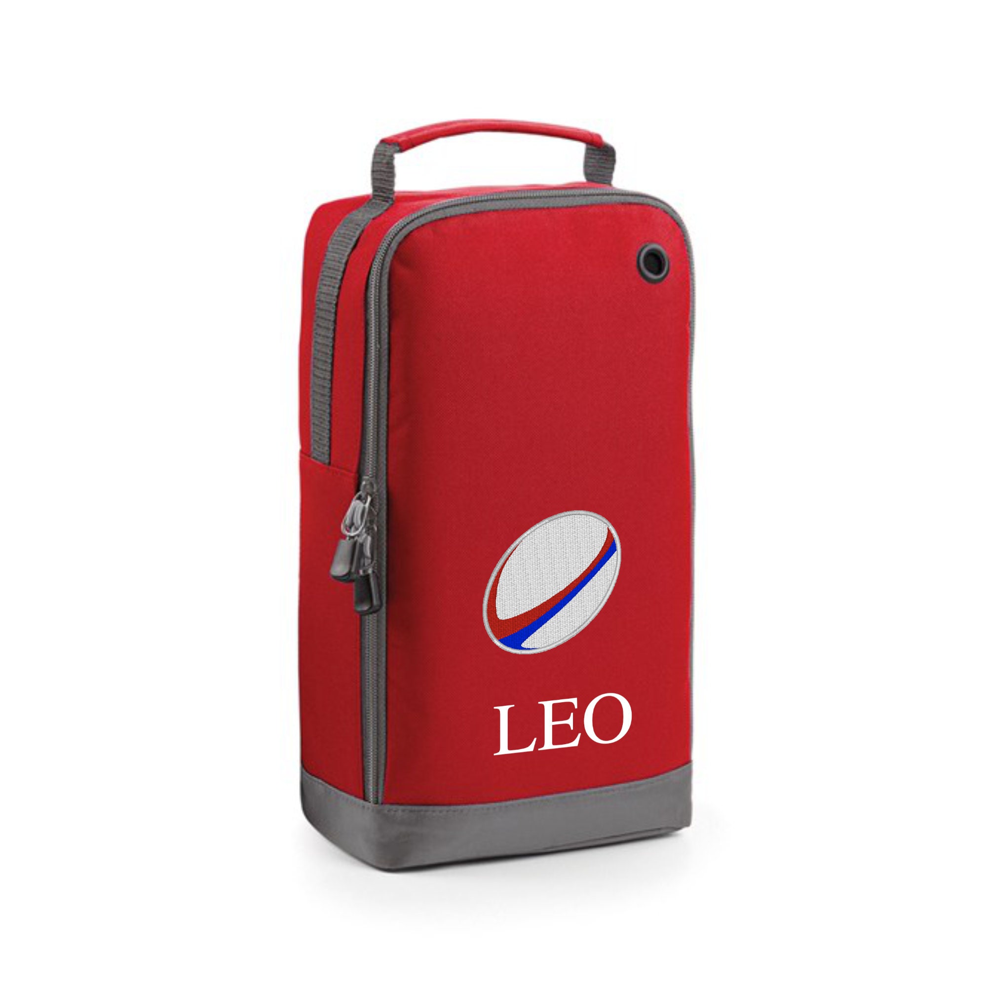 Rugby Shoe Bag Personalised Customised With Embroidered Name - Monogrammed Shoe / Boot  /Accessory