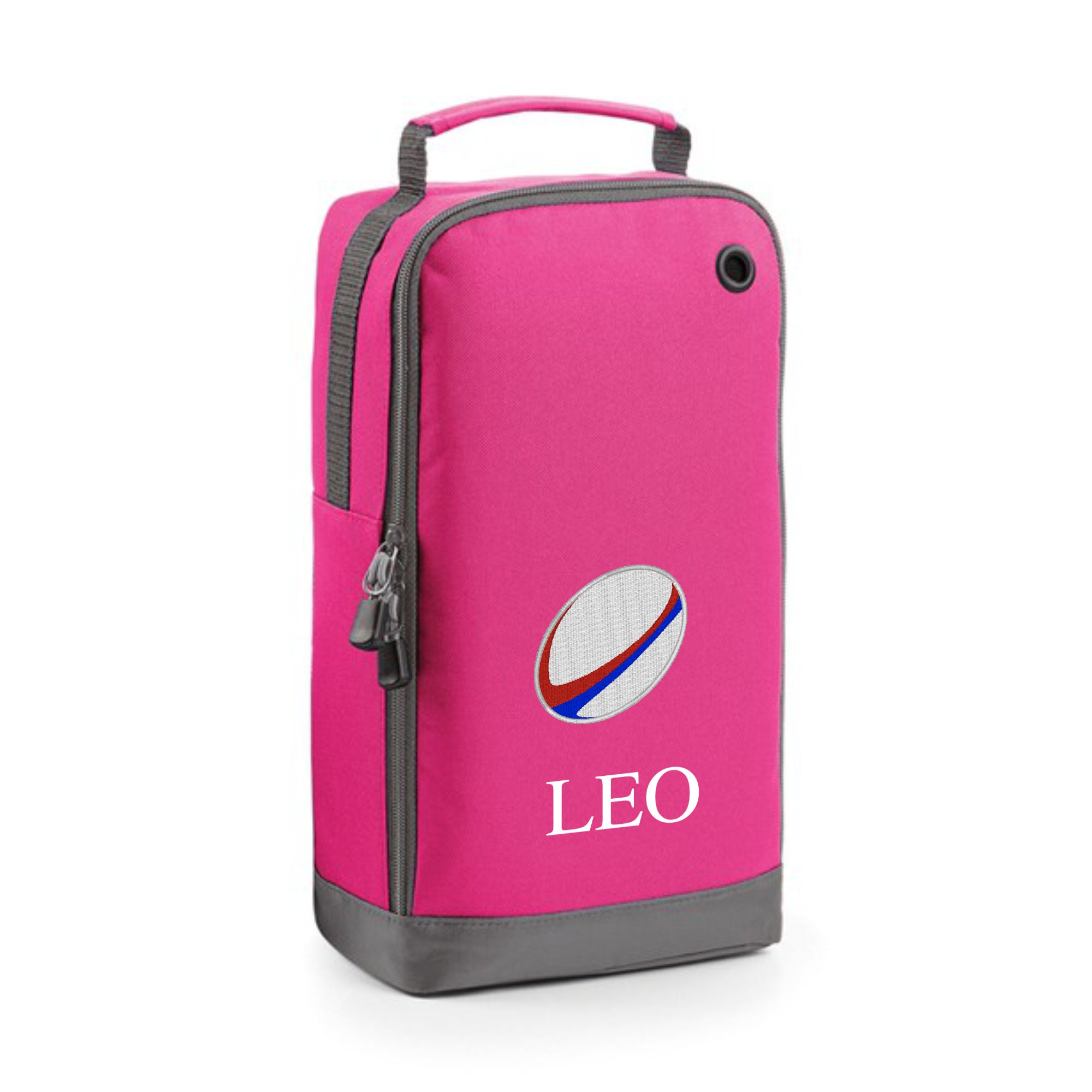 Rugby Shoe Bag Personalised Customised With Embroidered Name - Monogrammed Shoe / Boot  /Accessory