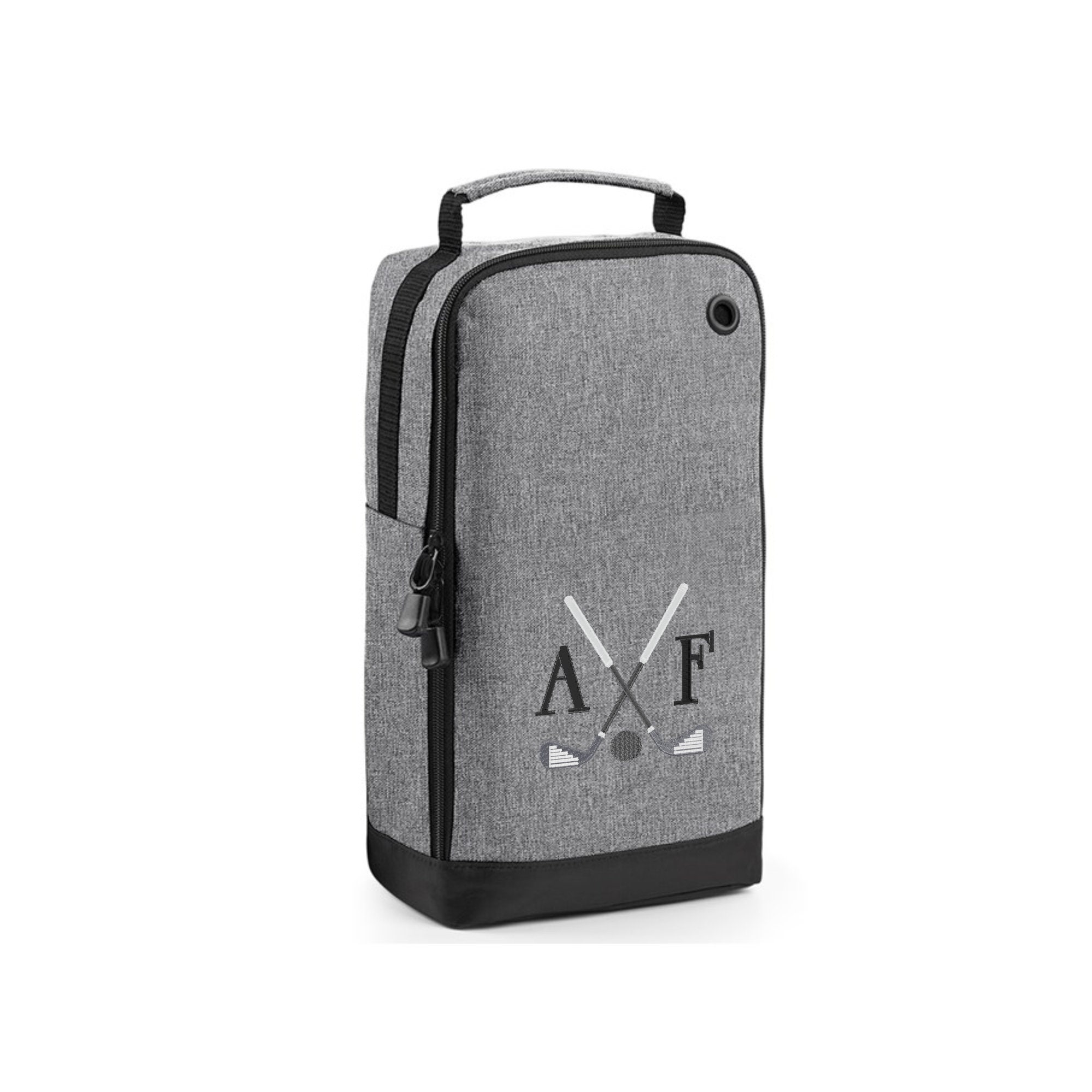 Golf Shoe Bag Personalised With Embroidered Initials Etsy