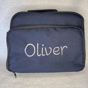 Lunch Cooler Bag  - School Lunch Bag Personalised With Embroidered Name, Initials or Wording. Free P&P