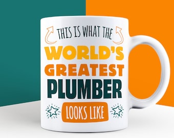 New Job Funny Thank You Presents for Plumbers F*cking Legend Plumber Gift Mug