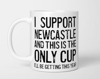 Mug Fan de Newcastle : cadeau de supporter amusant