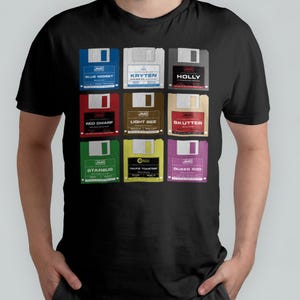Red Dwarf T-Shirt: Retro Sci-Fi Geek Cotton Tee