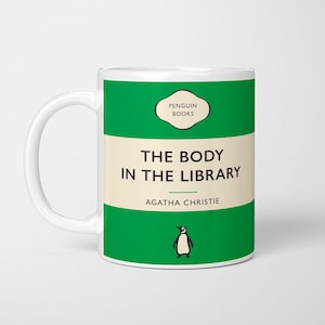 Agatha Christie Mug: The Body in the Library Penguin Classics Cover
