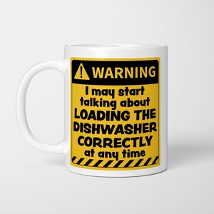 Funny Dishwasher Loading Expert Mug - Fun Cleaning Cup
