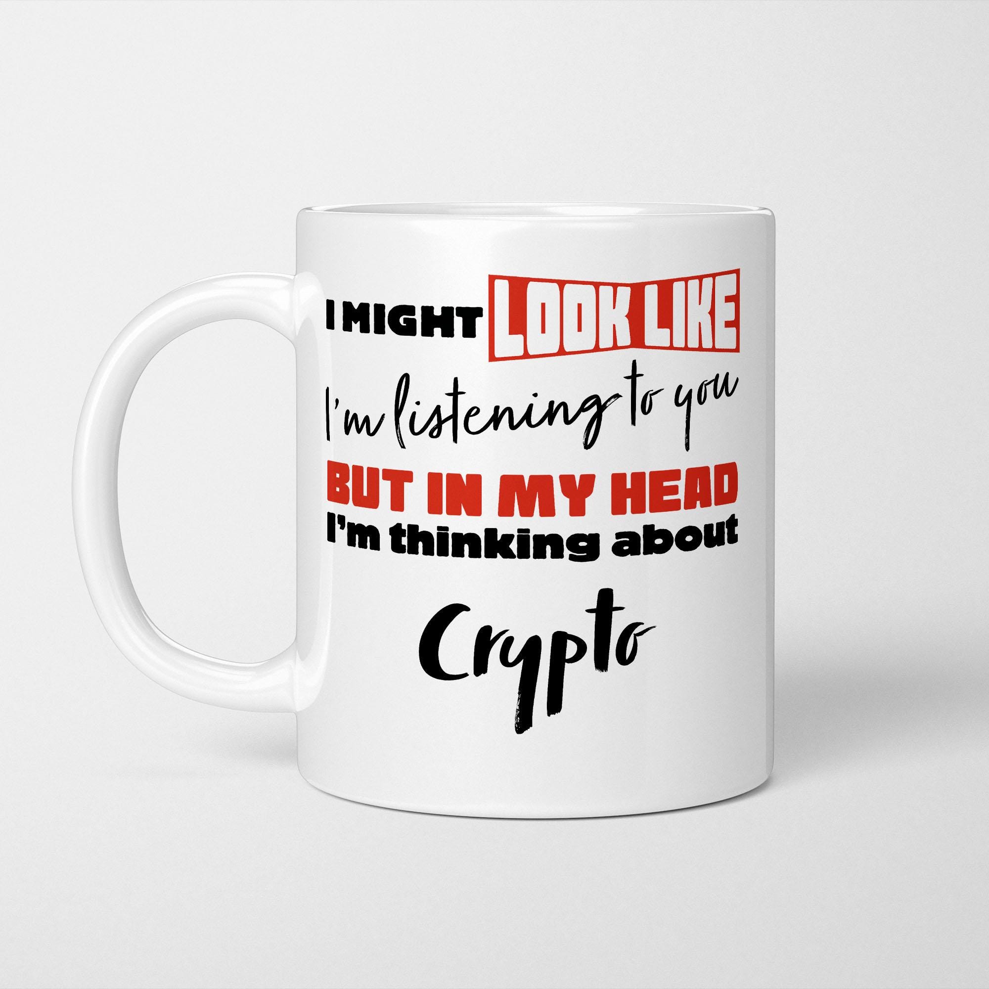 Funny Crypto Lover Mug: Bitcoin Gift, Crypto Theme - Etsy New Zealand