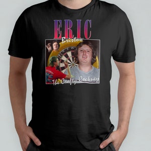 Eric Bristow Darts Shirt, Darts Fan, Bullseye Presents, Funny Darting Gifts, Unisex Cotton T-Shirt
