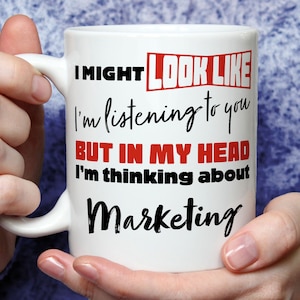Marketing Student Gift, Marketing Gifts, Marketer Presents, Funny Marketing Gifts, Senior Marketing Manager, Marketing Graduate Mug TNK