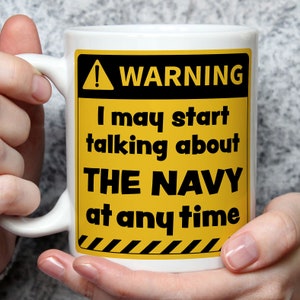 Navy Student Gift, Navy Gifts, Royal Navy Presents, Funny Naval Gifts, Navy Theme, Navy Graduate Mug WRN