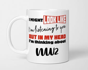 Funny WW2 Fan Mug: World War 2 Lover Gift