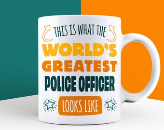 Police Officer Gift, Gift for Police Officer, Thank You Gift, New Job Police Officer, Law enforcement, Policeman Present, Police Officer Mug