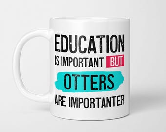 Taza divertida de nutria: regalo para los amantes de las nutrias