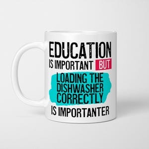 Funny Dishwasher Loading Mug: Expert Stacking, Fun Cleaning Cup