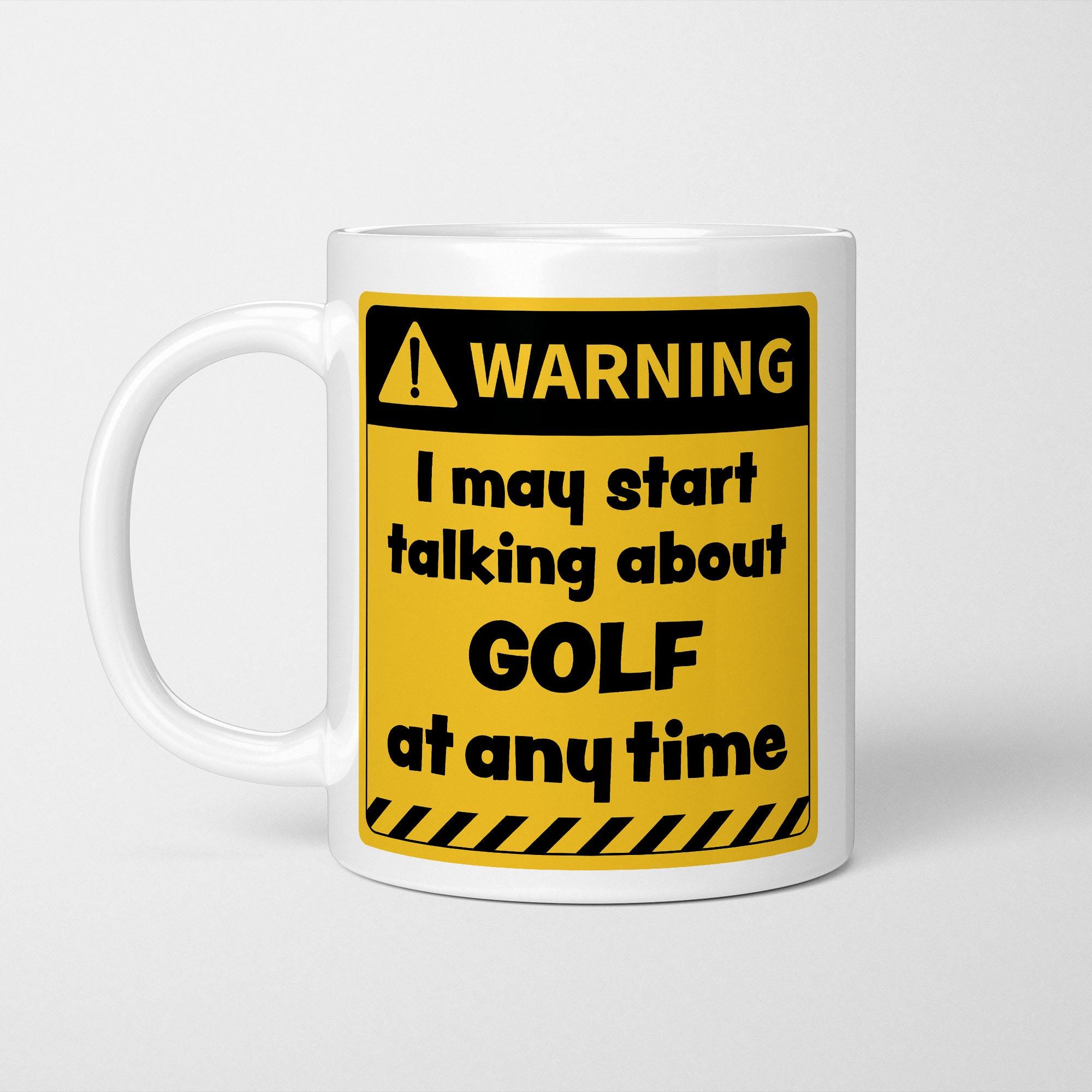Funny Golf Fan Mug: Warning Golfer Gift - Etsy