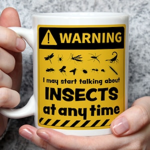 Bug Lovers Gift, Insects Gifts, Bug Presents, Funny bugs Gifts, Bugs Themed present, Insect Farm Gift, Creepy Crawlies Bugs Mug