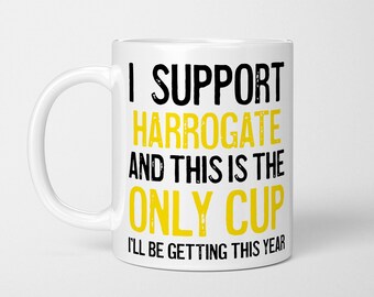 Taza de fan de Harrogate: regalo divertido para aficionados
