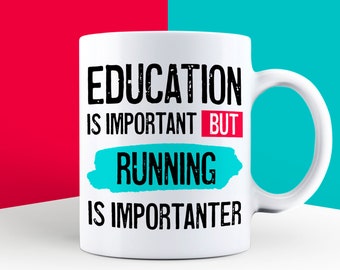 Running Lover Gift, Running Gifts, Runs Presents, Funny Runner Gifts, Running Theme, Running Fan Mug EDU