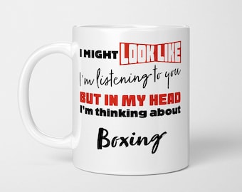 Taza divertida de boxeo: regalo para los amantes del boxeo