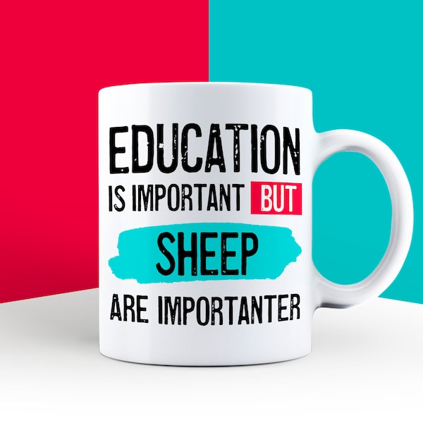 Sheep Lovers Gift, Sheep Gifts, Sheep Presents, Sheep Farmer, Lambs Funny Sheep Gifts, Sheep Themed present, Lamb Farmer, Cute Sheep Mug EDU