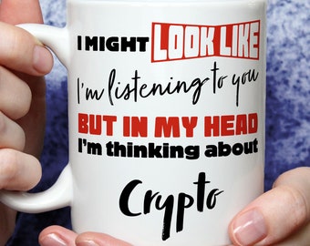 Funny Crypto Lover Mug: Bitcoin Gift, Crypto Theme