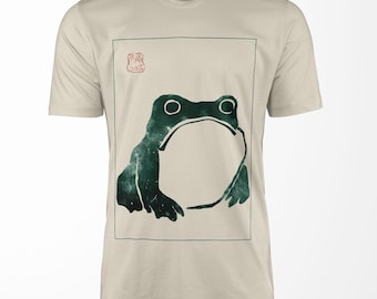 Unimpressed Frog T-Shirt: Matsumoto Hoji Japanese Art Cotton Tee