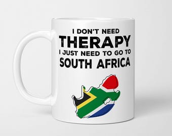 South Africa Mug: Funny Travel Lover Gift