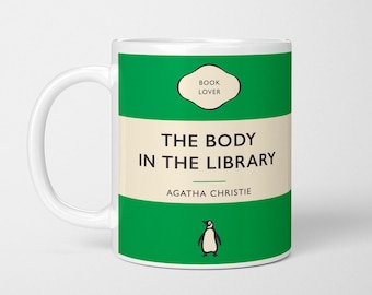 Agatha Christie Mug: The Body in the Library Literary Classics Cover