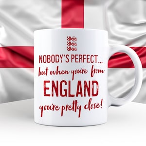 Funny England Mug: St George&#39;s Day Gift for English People