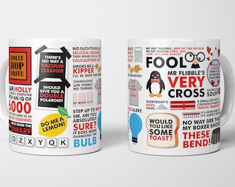 Red Dwarf Quotes Mug: Funny TV Sitcom Sci-Fi Geek Coffee Cup