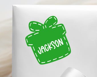 Personalized Christmas Gift Labels | Custom Name Christmas Stickers | Christmas Present Stickers | Christmas Gift Tag Stickers