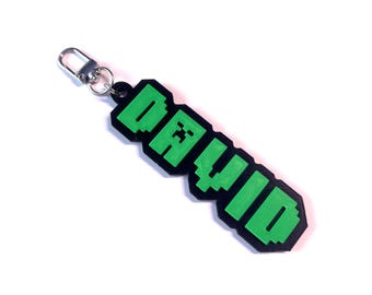 Llavero con nombre personalizado: llavero con nombre impreso en 3D, regalo personalizado para niños, etiqueta para mochila o bolso, llavero con nombre bonito para niños.