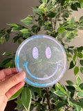 Smiley face suncatcher, Smiley Face sticker Rainbow window cling, prism Window Sticker, Primary teacher gift, BFF Easter Gifts, Rainbows