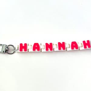 Custom Name Fidget Keychain | 3D Printed Personalized Keychain | Sensory Toy Gift for Kids Teens Adults | Stress Relief Toy Gift