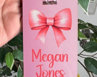 Custom School Bag Tag | Personalized Backpack Tag for Kids | Daycare Name Tag | Waterproof Luggage Tag | Back to School