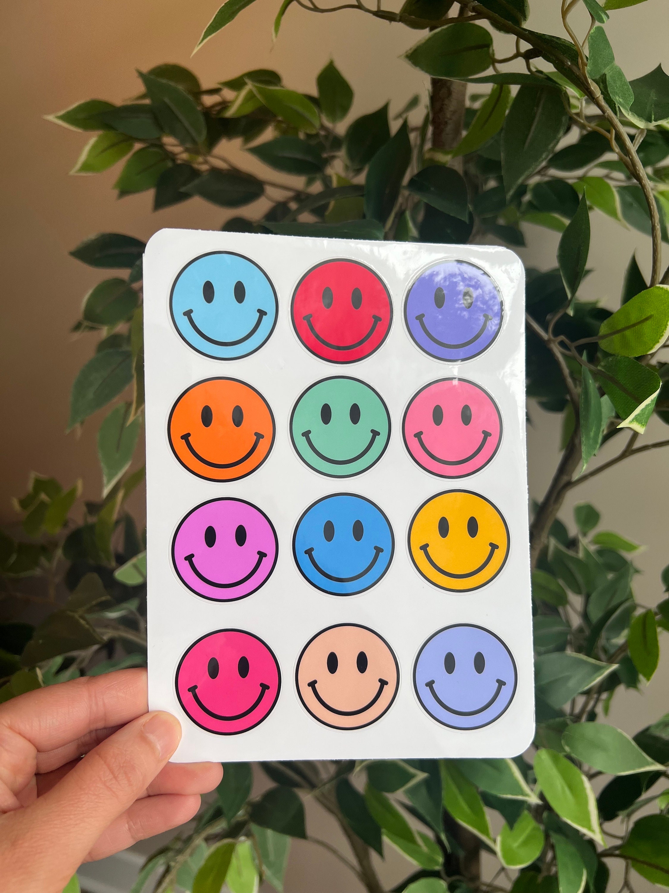 Smiley Face Vinyl Sticker 