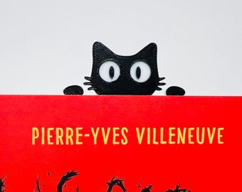 Peeking Black Cat Bookmark Cute Book Lover Gift Animal Reading Accessory for Books Journals Notebooks