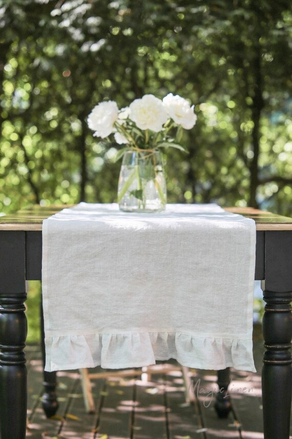 Tropical Beach In Sri Lanka Young Woman Sand Table Runner Placemat